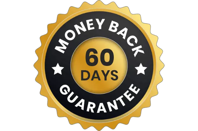 60 day money back guarantee badge