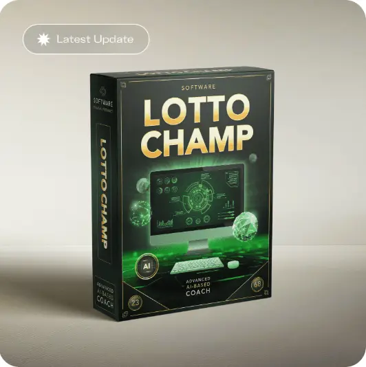 Lotto Champ AI lottery number generator interface